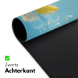Bubbels - Badeend - Geel Muismat XXL klein -sfeer2