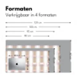 Ruitpatroon - Aardetinten - Minimalistisch Muismat XXL klein 681 -sfeer5