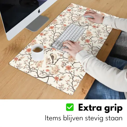 Kersenbloesem - Mus - Roze Muismat XXL klein 681 -sfeer3