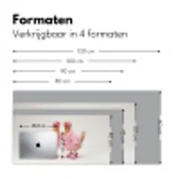 Kippen - Badjas - Krukspelden - Hakken Muismat XXL klein -sfeer5