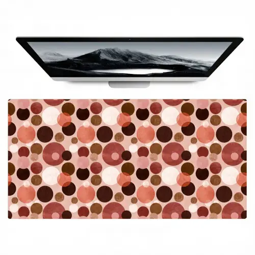 Cirkels - Modern - Kleurrijk Muismat XXL klein 681 -zzz3d