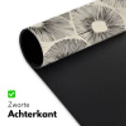 Cirkels - Patroon - Zwart Muismat XXL klein 681 -sfeer2