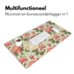 Klassiek - Botanisch - Veelkleurig Muismat XXL klein 681 -sfeer4