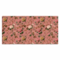 Klassiek - Botanisch - Roze Muismat XXL klein 681 -3d_leeg