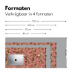 Klassiek - Botanisch - Roze Muismat XXL klein 681 -sfeer5