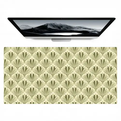 Klassiek - Waaier - Groen Muismat XXL klein 681 -zzz3d