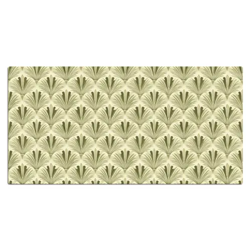 Klassiek - Waaier - Groen Muismat XXL klein 681 -3d_leeg