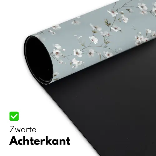 Klassiek - Bloemen - Blauw Muismat XXL klein 681 -sfeer2