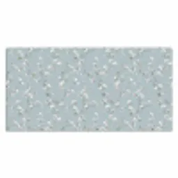 Klassiek - Bloemen - Blauw Muismat XXL klein 681 -3d_leeg