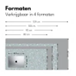Klassiek - Bloemen - Blauw Muismat XXL klein 681 -sfeer5