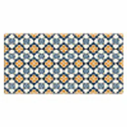 Klassiek - Geometrisch - Blauw Muismat XXL klein 681 -3d_leeg