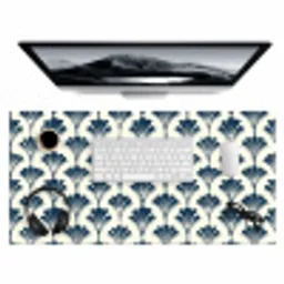 Klassiek - Motief - Blauw Muismat XXL klein 681 -3d