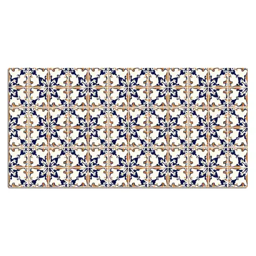 Klassiek - Patroon - Kleurrijk Muismat XXL klein 681 -3d_leeg