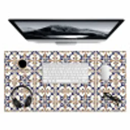 Klassiek - Patroon - Kleurrijk Muismat XXL klein 681 -3d