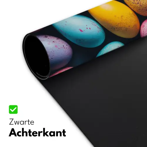 Kleurrijk - Paaseitjes - Spetters Muismat XXL klein -sfeer2