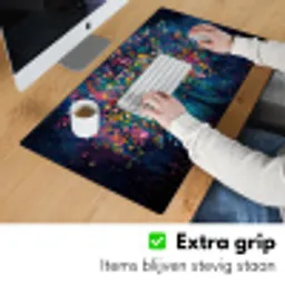 Kleurrijk - Boom - Magisch - Abstract Muismat XXL klein -sfeer3