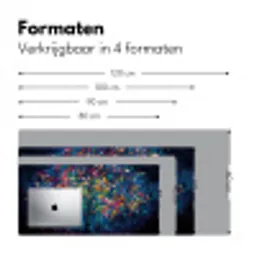 Kleurrijk - Boom - Magisch - Abstract Muismat XXL klein -sfeer5