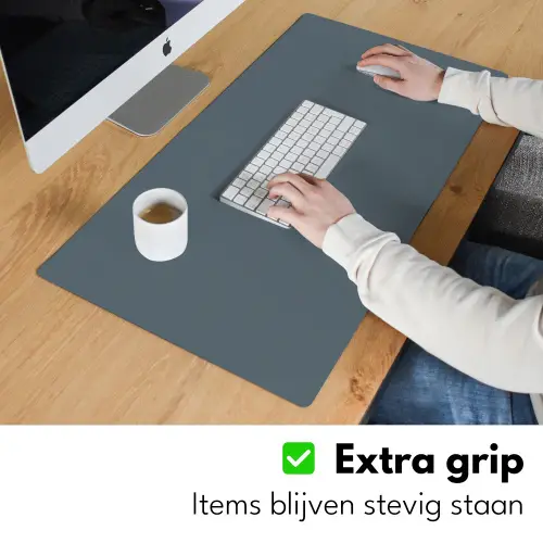 Kleuren - Blauw - Interieur Muismat XXL klein -sfeer3