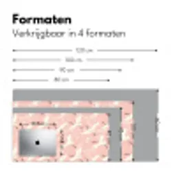 Kraanvogels - Bloesem - Roze Muismat XXL klein 681 -sfeer5