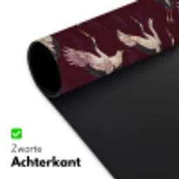 Kraanvogels - Klassiek - Bordeaux Muismat XXL klein 681 -sfeer2