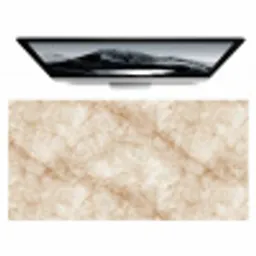 Kristalstructuur - Bruin - Marmer Muismat XXL klein 681 -zzz3d