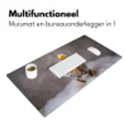 Welpje - Bad - Geel Muismat XXL klein -sfeer4