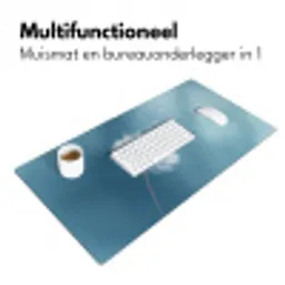 Paardenbloem - Wind - Blauw Muismat XXL klein -sfeer4