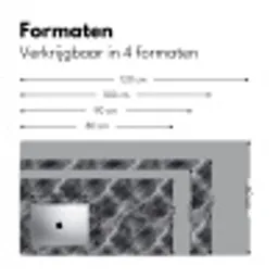 Donkergrijs - Bliksem - Marmer Muismat XXL klein 681 -sfeer5