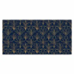 Deco - Waaier - Blauw Muismat XXL klein 681 -3d_leeg