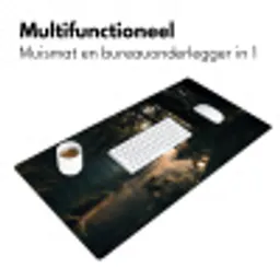 Hert - Bosbeek - Mystiek Muismat XXL klein -sfeer4
