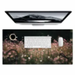 Hert - Wilde bloemen - Bos Muismat XXL klein -3d
