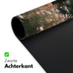 Hert - Wilde bloemen - Bos Muismat XXL klein -sfeer2