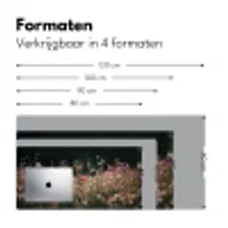 Hert - Wilde bloemen - Bos Muismat XXL klein -sfeer5