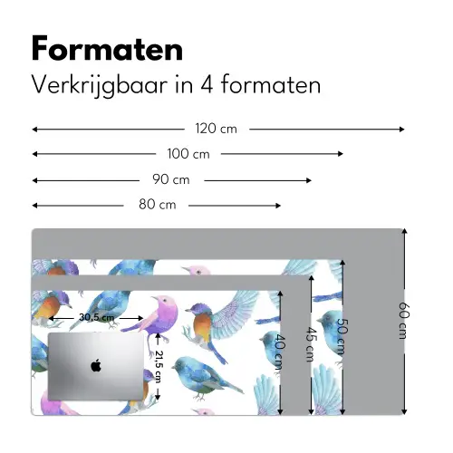 Design - Vogels Muismat XXL klein -sfeer5