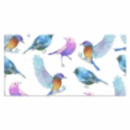 Design - Vogels Muismat XXL klein -3d_leeg