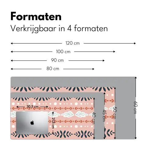 Design - Boho Muismat XXL klein -sfeer5