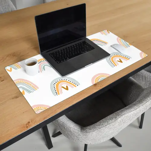 Design - Regenboog Muismat XXL klein -sfeer1