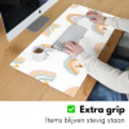 Design - Regenboog Muismat XXL klein -sfeer3