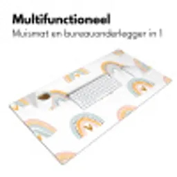 Design - Regenboog Muismat XXL klein -sfeer4