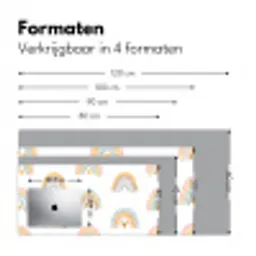 Design - Regenboog Muismat XXL klein -sfeer5