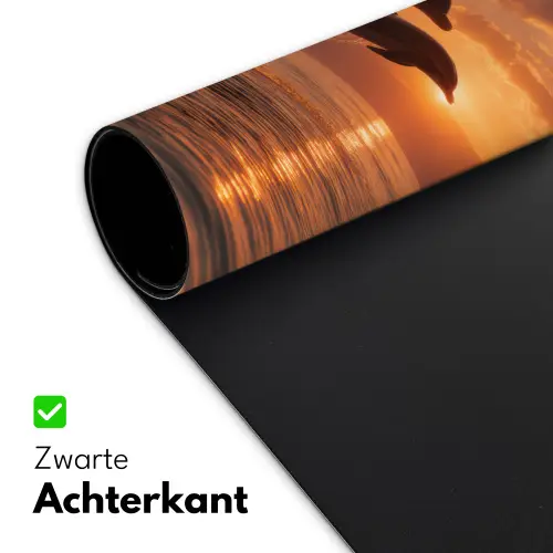 Dolfijnen - Zee - Realistisch Muismat XXL klein -sfeer2