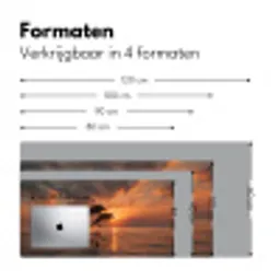 Dolfijnen - Zee - Realistisch Muismat XXL klein -sfeer5