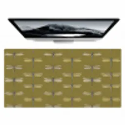 Libellen - Patroon - Groen Muismat XXL klein 681 -zzz3d