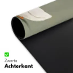 Eend - Konijnoren - Grijs Muismat XXL klein -sfeer2