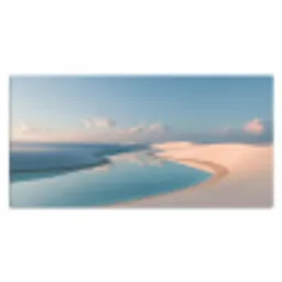 Duinen - Waterplas - Oneindige rust Muismat XXL klein -3d_leeg