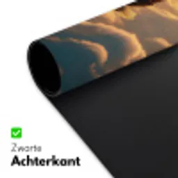 Adelaar - Wolken - Zon Muismat XXL klein -sfeer2