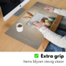Paashaas - Pastel - Eieren Muismat XXL klein -sfeer3