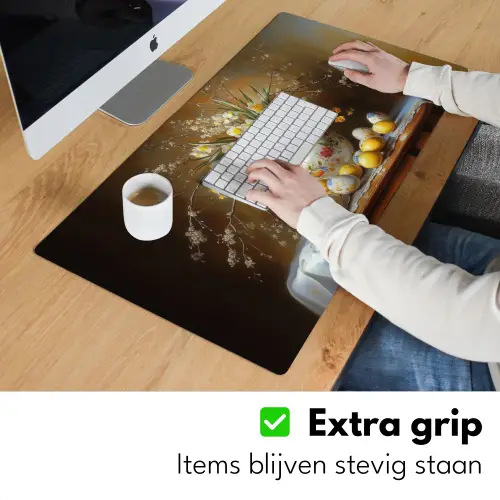 Paaseieren - Stilleven - Vaas Muismat XXL klein -sfeer3