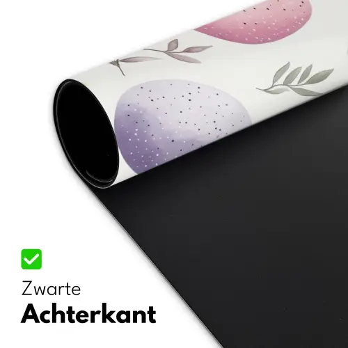 Eieren - Kleurrijk - Patroon Muismat XXL klein -sfeer2