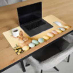 Eieren -  Konijn - Pasteltinten Muismat XXL klein -sfeer1